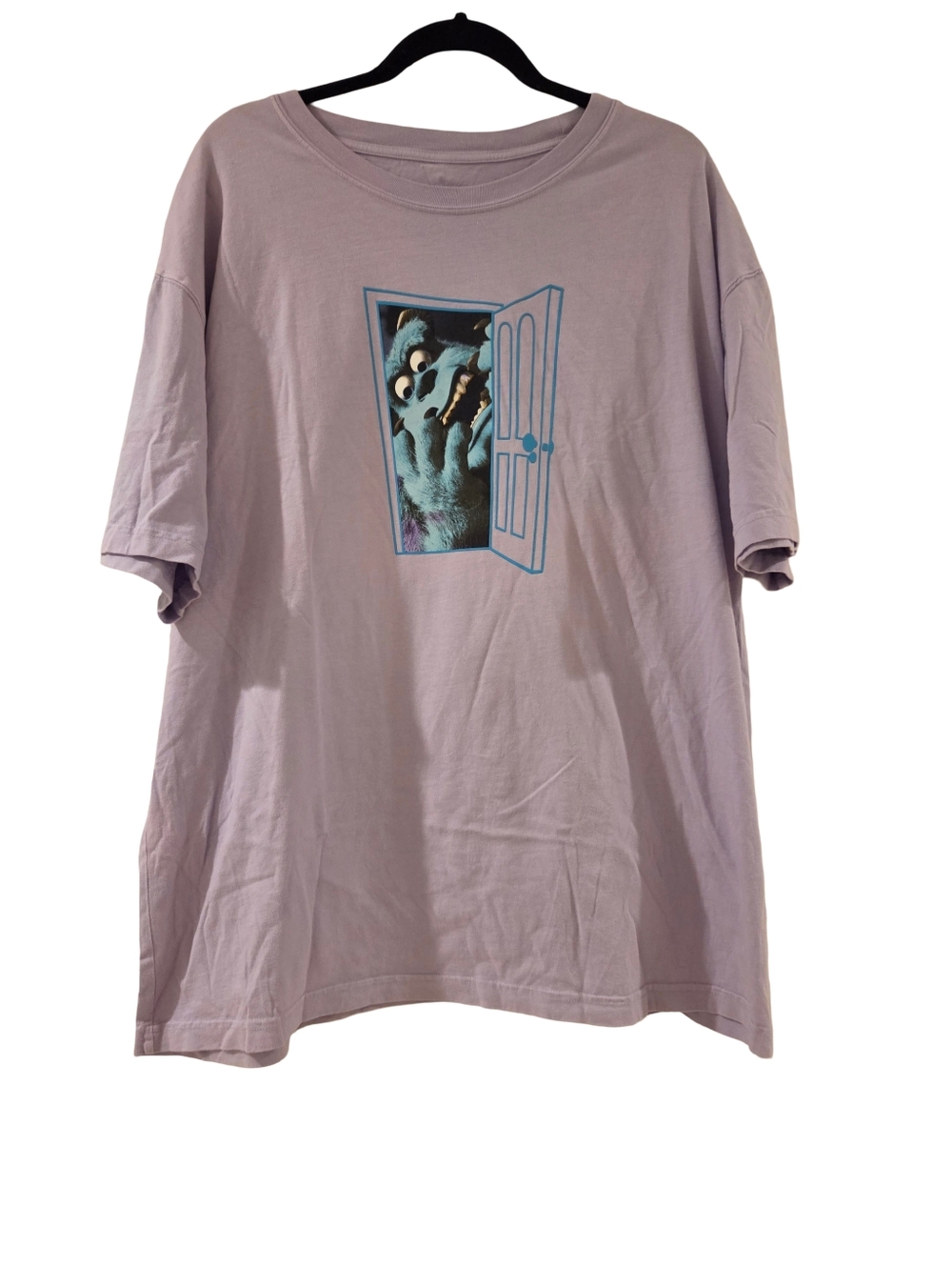Disney Parks Pixar Monsters Inc SULLEY Door Graphic T-Shirt Adult Size XL NEW